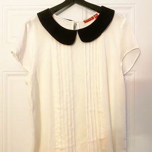 Elle White Blouse